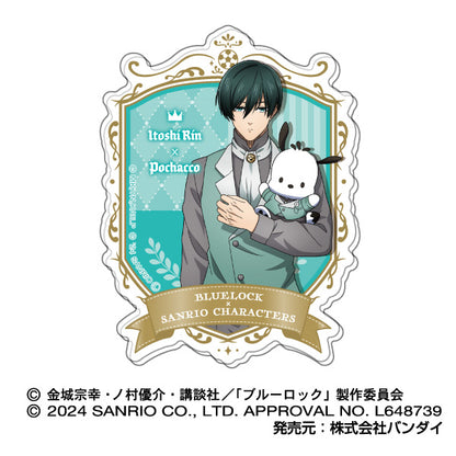 ブルーロック×サンリオキャラクターズ_アクリルバッジ 【BOX】