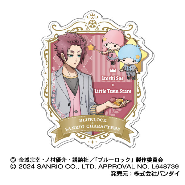 ブルーロック×サンリオキャラクターズ_アクリルバッジ 【BOX】