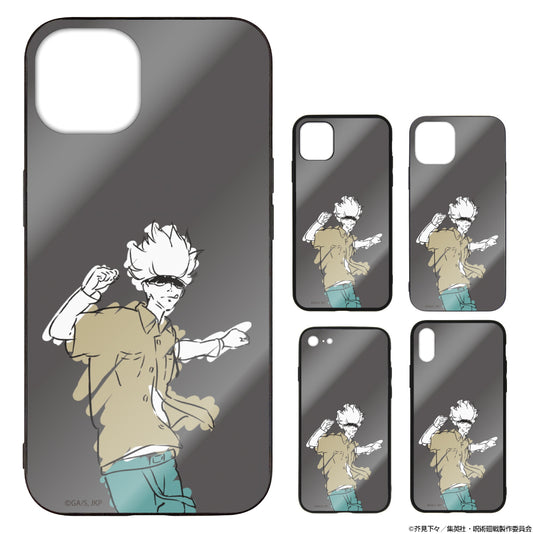 呪術廻戦_13・14共用_五条 悟 強化ガラスiPhoneケース