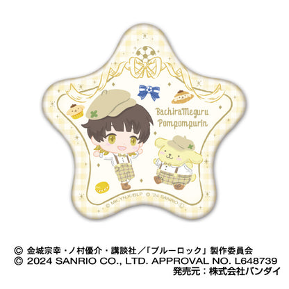 ブルーロック×サンリオキャラクターズ_Hoshi-CANバッジ【BOX】