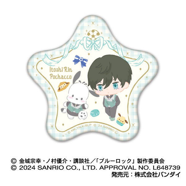 ブルーロック×サンリオキャラクターズ_Hoshi-CANバッジ【BOX】