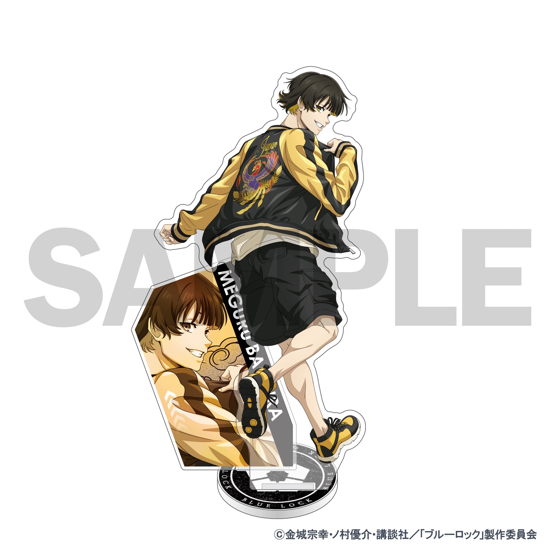 ブルーロック_スカジャン着用描きおろしアクリルスタンド（蜂楽 廻）