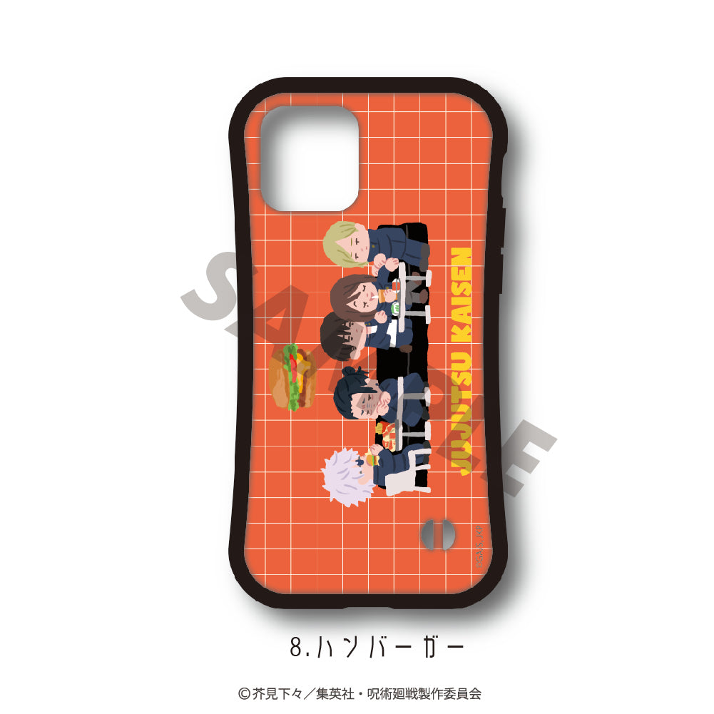 呪術廻戦_(iPhoneX/XS)_グリップスマホケース（懐玉・玉折）08.ハンバーガー