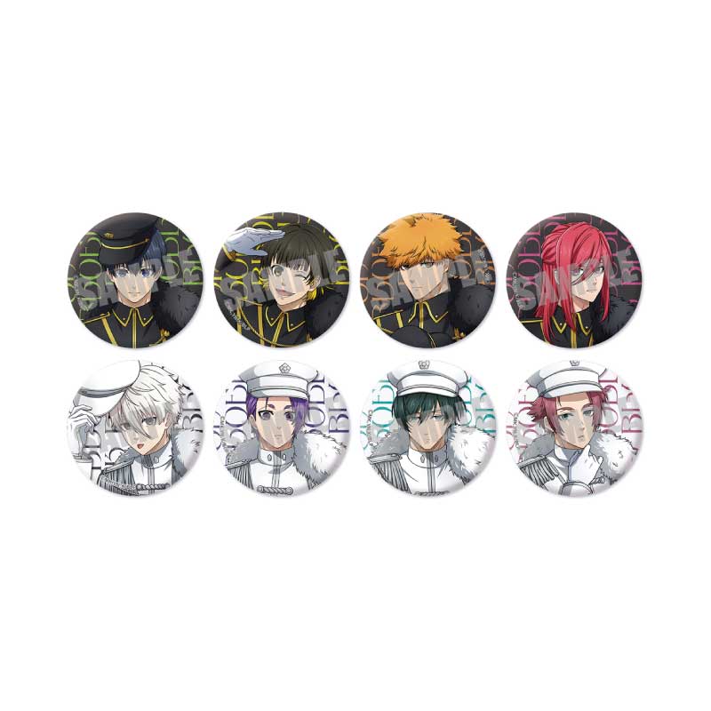 ブルーロック_トレーディングマット缶バッジ Blue military ver.【BOX／8個入り】