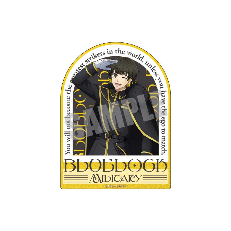ブルーロック_ダイカットステッカー 蜂楽 廻 Blue military ver.