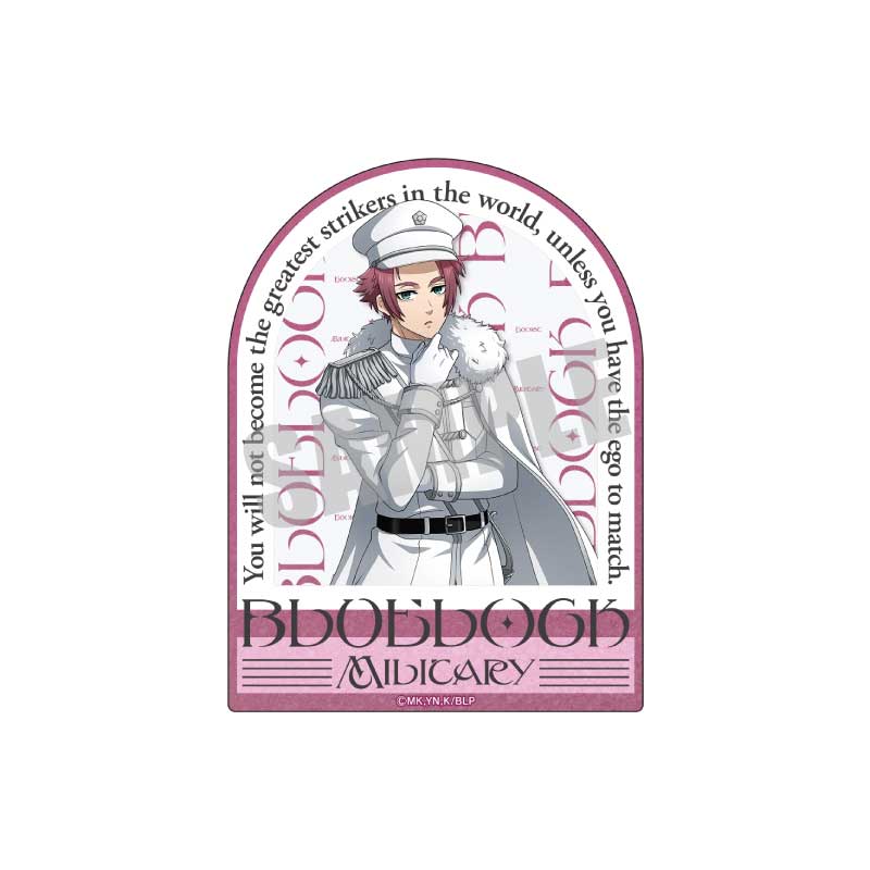 ブルーロック_ダイカットステッカー 糸師 冴 Blue military ver.