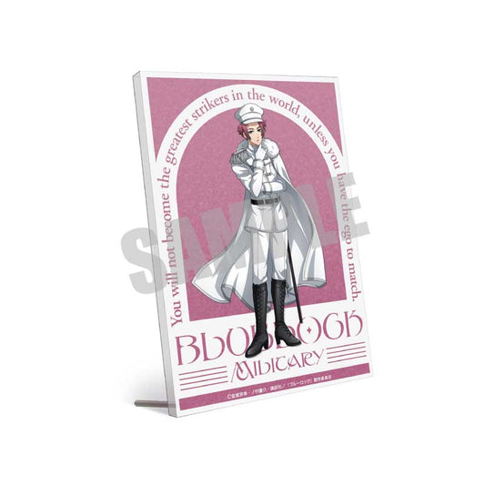 ブルーロック_アクリルアートボード 糸師 冴 Blue military ver.