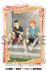ハイキュー!!_トレーディングクリアステッカー -いただきます!-【BOX／8枚入り／コンプリートBOX】