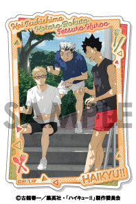 ハイキュー!!_トレーディングクリアステッカー -いただきます!-【BOX／8枚入り／コンプリートBOX】