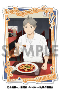 ハイキュー!!_トレーディングクリアステッカー -いただきます!-【BOX／8枚入り／コンプリートBOX】