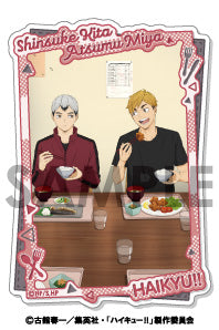 ハイキュー!!_トレーディングクリアステッカー -いただきます!-【BOX／8枚入り／コンプリートBOX】