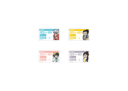 呪術廻戦_ジロリアクリルステッカー-めんそーれver.-(五条悟)