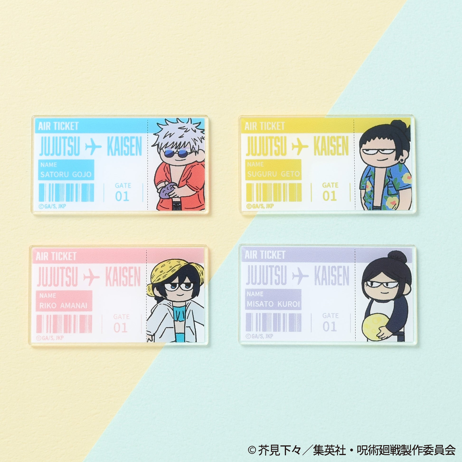 呪術廻戦_ジロリアクリルステッカー-めんそーれver.-(夏油傑)