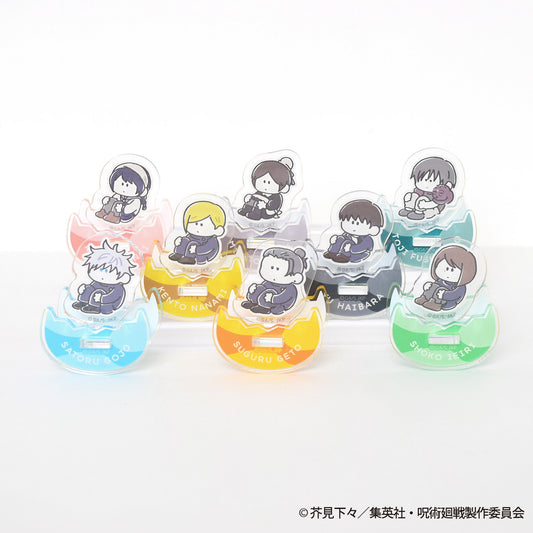 呪術廻戦_TDゆらゆらミニアクリルスタンド ~まるまります 懐玉・玉折~【コンプリートBOX／8個入り】