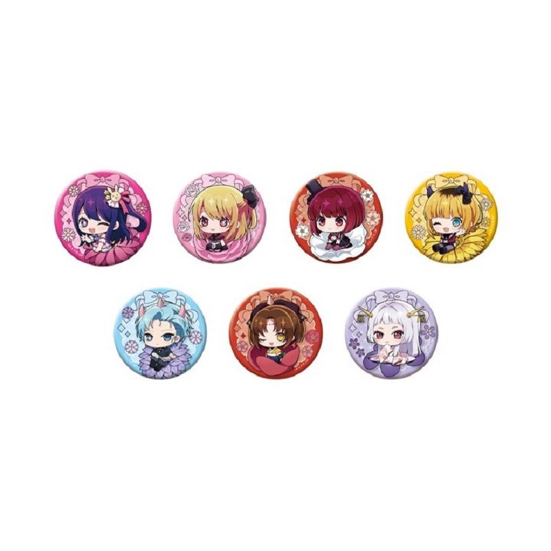 【推しの子】_ぷちふれ トレーディンググリッター缶バッジ　【BOX／7個入り】