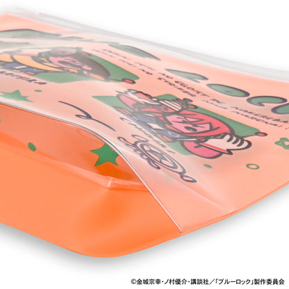 ブルーロック_水沢石鹸コラボ　ガゼットスライダーポーチ（サッカーボール星人を追え！）