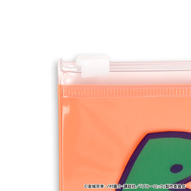 ブルーロック_水沢石鹸コラボ　ガゼットスライダーポーチ（サッカーボール星人を追え！）