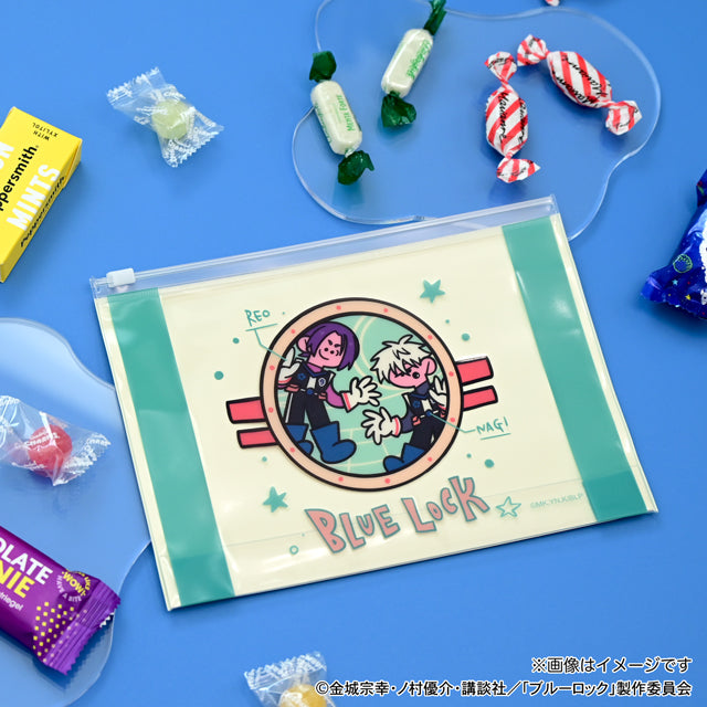 ブルーロック_水沢石鹸コラボ　ガゼットスライダーポーチ（宇宙の船窓から）