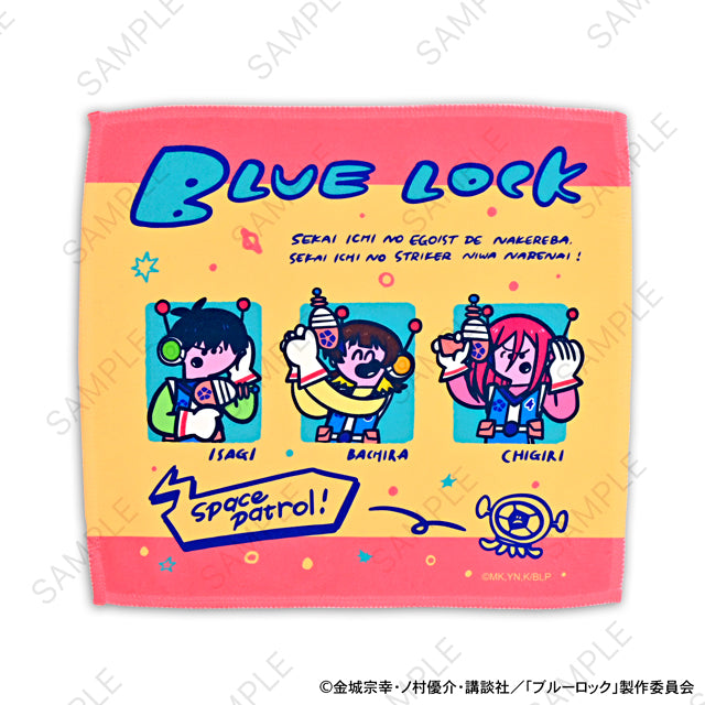 ブルーロック_水沢石鹸コラボ　ハンドタオル（サッカーボール星人を追え！）