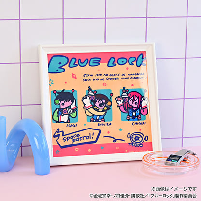 ブルーロック_水沢石鹸コラボ　ハンドタオル（サッカーボール星人を追え！）