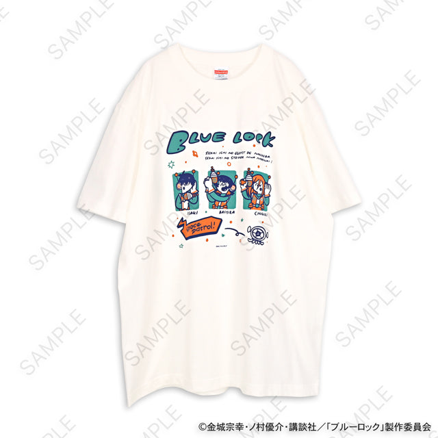 ブルーロック_水沢石鹸コラボ　ビッグTシャツ（サッカーボール星人を追え！）