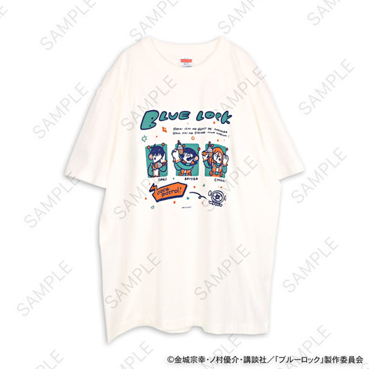 ブルーロック_水沢石鹸コラボ　ビッグTシャツ（サッカーボール星人を追え！）