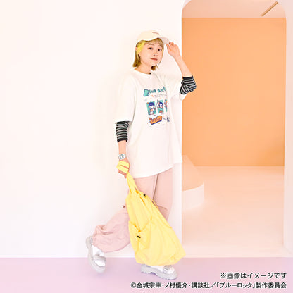 ブルーロック_水沢石鹸コラボ　ビッグTシャツ（サッカーボール星人を追え！）