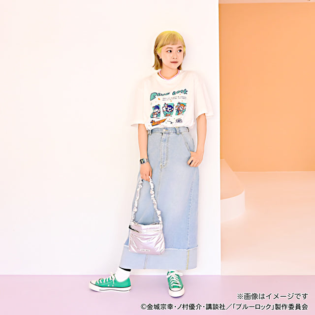 ブルーロック_水沢石鹸コラボ　ビッグTシャツ（サッカーボール星人を追え！）