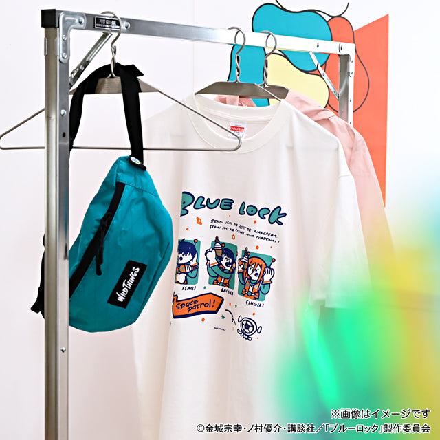 ブルーロック_水沢石鹸コラボ　ビッグTシャツ（サッカーボール星人を追え！）