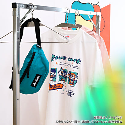 ブルーロック_水沢石鹸コラボ　ビッグTシャツ（サッカーボール星人を追え！）