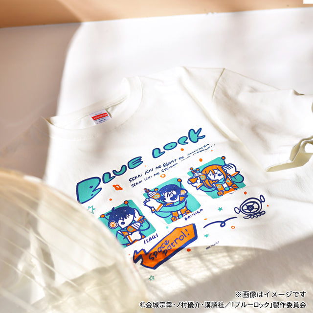 ブルーロック_水沢石鹸コラボ　ビッグTシャツ（サッカーボール星人を追え！）