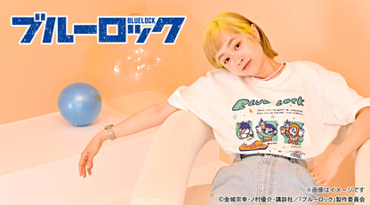 ブルーロック_水沢石鹸コラボ　ビッグTシャツ（サッカーボール星人を追え！）