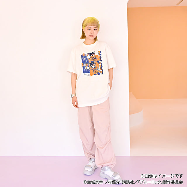 ブルーロック_水沢石鹸コラボ　ビッグTシャツ（ビビビビッ！！）