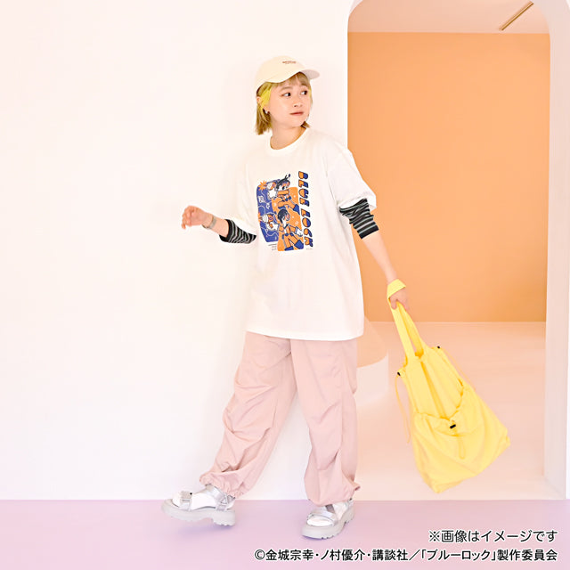 ブルーロック_水沢石鹸コラボ　ビッグTシャツ（ビビビビッ！！）