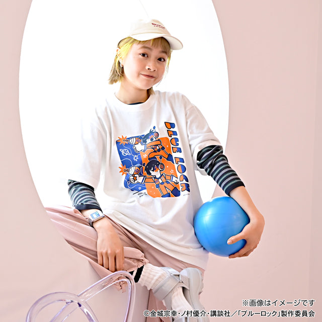 ブルーロック_水沢石鹸コラボ　ビッグTシャツ（ビビビビッ！！）
