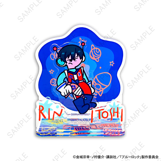 ブルーロック_水沢石鹸コラボ　アクリルジオラマ（糸師凛）