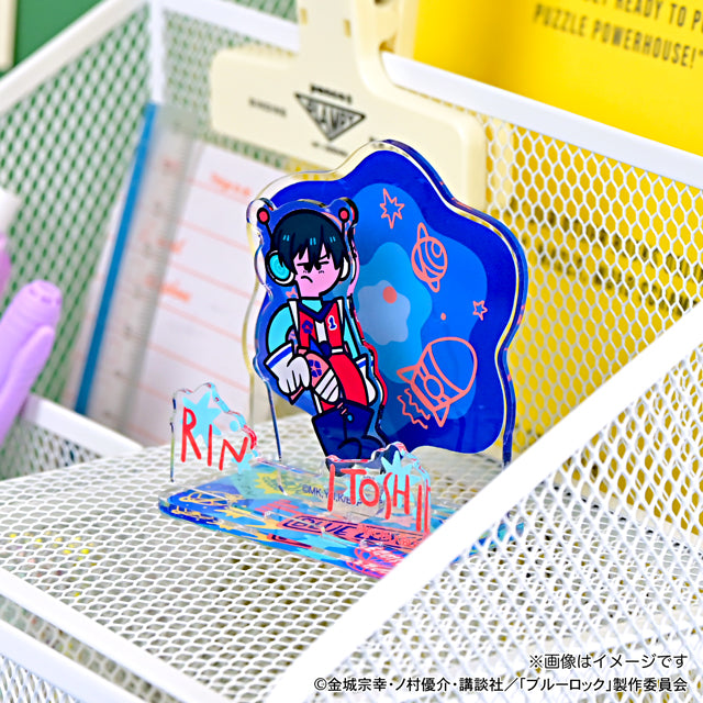 ブルーロック_水沢石鹸コラボ　アクリルジオラマ（糸師凛）