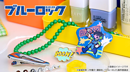 ブルーロック_水沢石鹸コラボ　星型缶バッジ（潔 世一）