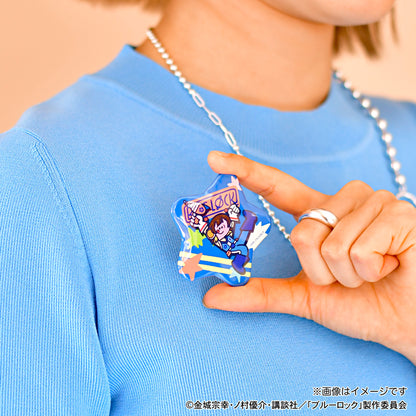 ブルーロック_水沢石鹸コラボ　星型缶バッジ（蜂楽 廻）