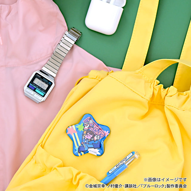 ブルーロック_水沢石鹸コラボ　星型缶バッジ（蜂楽 廻）