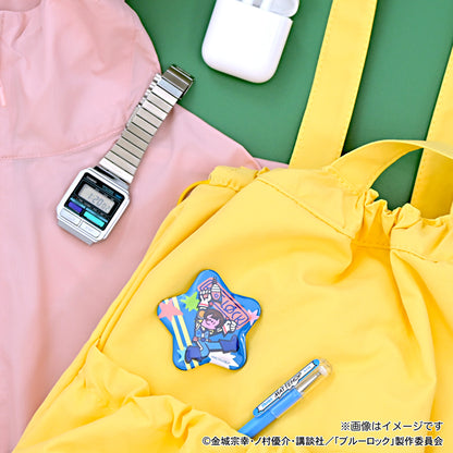 ブルーロック_水沢石鹸コラボ　星型缶バッジ（蜂楽 廻）