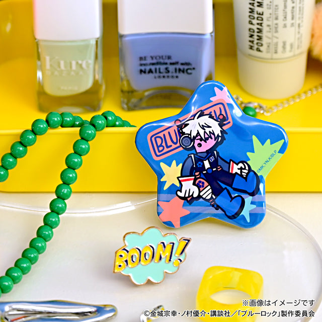 ブルーロック_水沢石鹸コラボ　星型缶バッジ（凪 誠士郎）