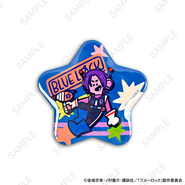 ブルーロック_水沢石鹸コラボ　星型缶バッジ（御影 玲王）