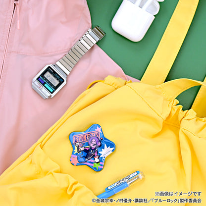 ブルーロック_水沢石鹸コラボ　星型缶バッジ（御影 玲王）