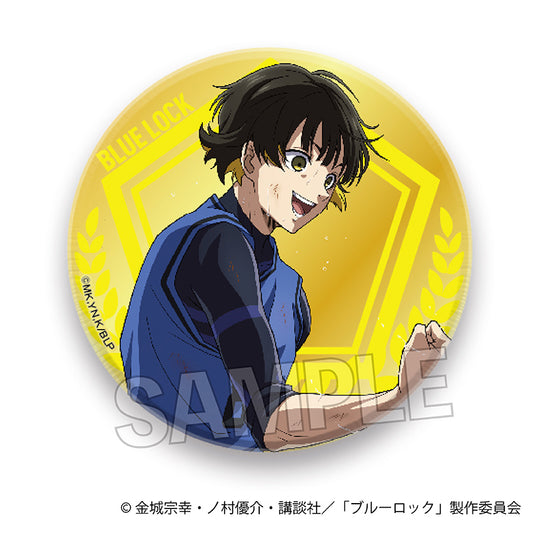 ブルーロック_咆哮!!金メダル風缶バッジ　蜂楽 廻