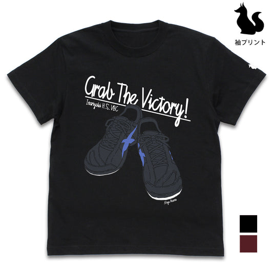 ハイキュー!! TO THE TOP_宮侑シューズ Tシャツ/BLACK-