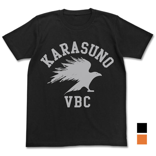 ハイキュー!!_烏野高校排球部Tシャツ/BLACK-