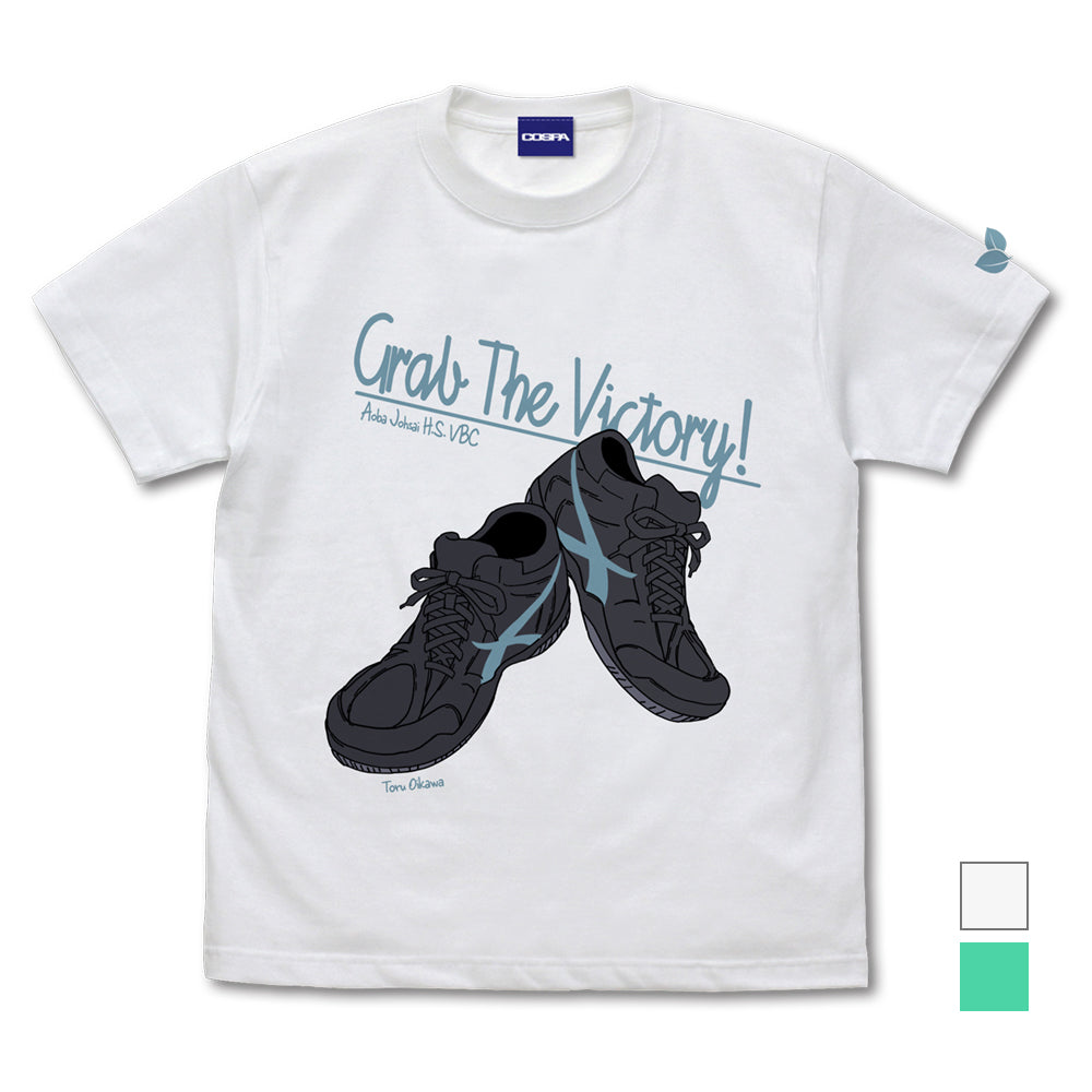 ハイキュー!!_及川徹シューズ Tシャツ/WHITE-
