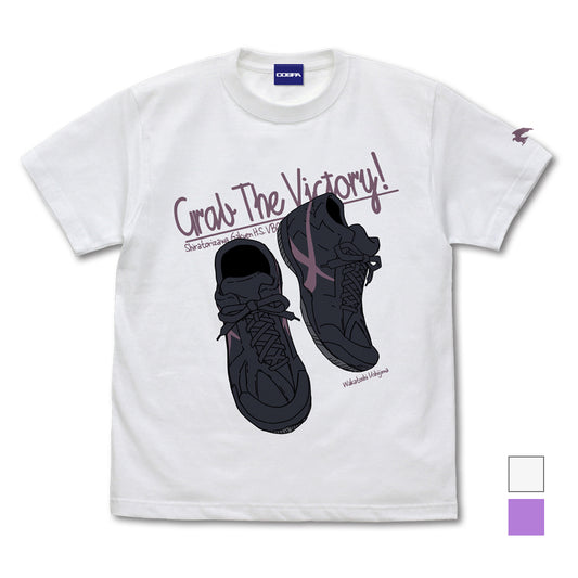 ハイキュー!!_牛島若利シューズ Tシャツ/WHITE-