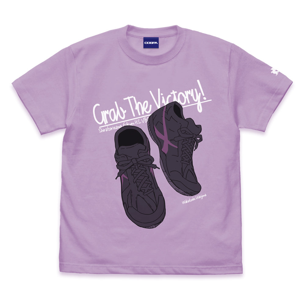 ハイキュー!!_牛島若利シューズ Tシャツ/LIGHT PURPLE-